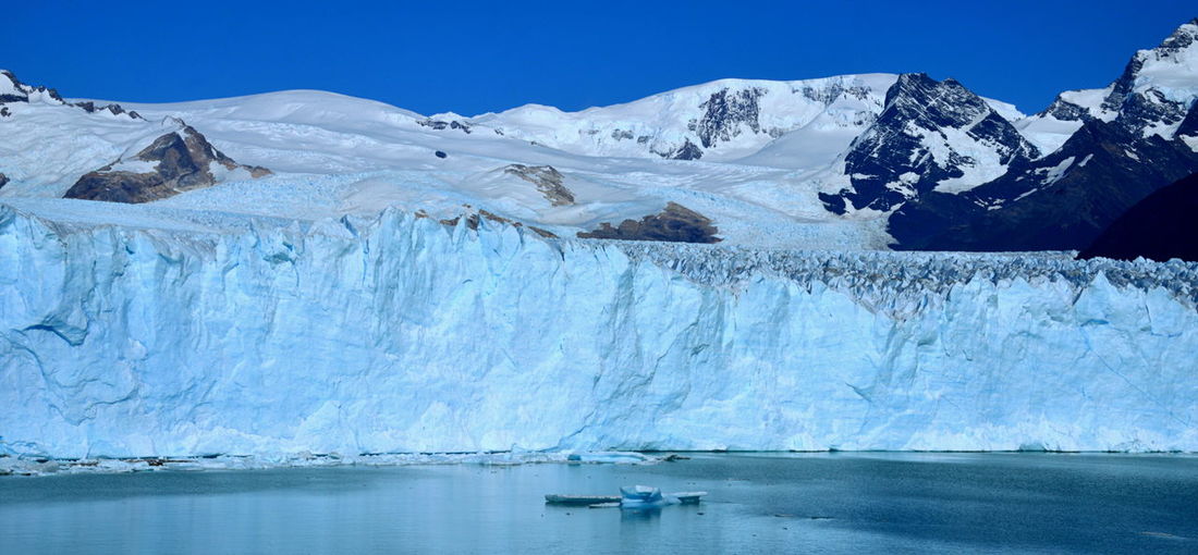 The perito moreno glacier is a glacier located in the los glaciares national park, in the southwest