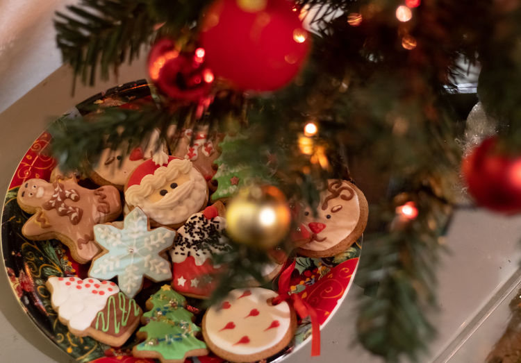Close-up of christmas decoration