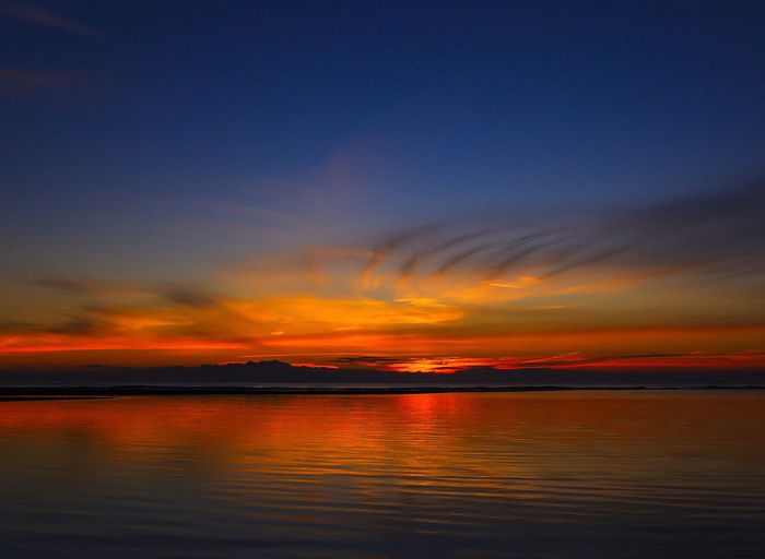 Epic coastal winter sunrise 