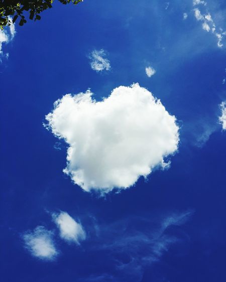 Low angle view of cloudy sky