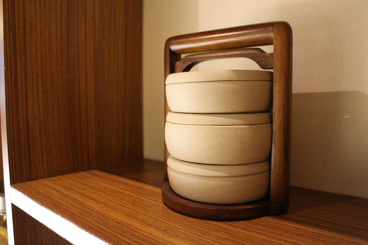 Lunch box on table