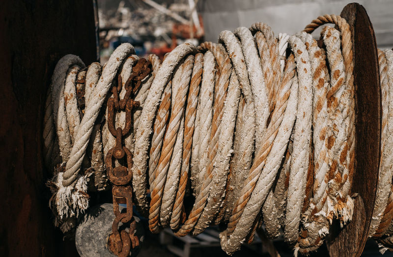 Close-up of rope 