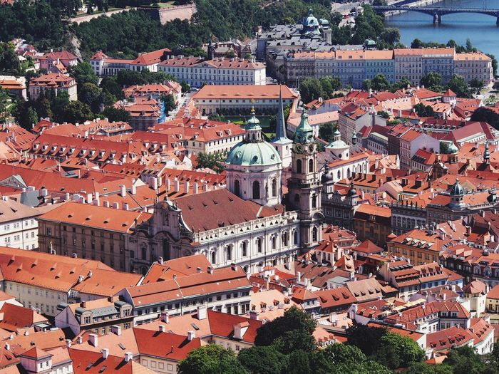 Praha, house roof