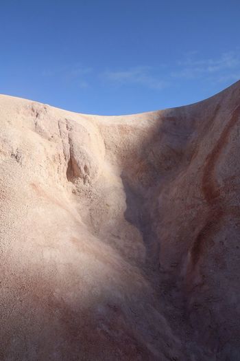Color photography of mountain called falesia in bahia, brazil