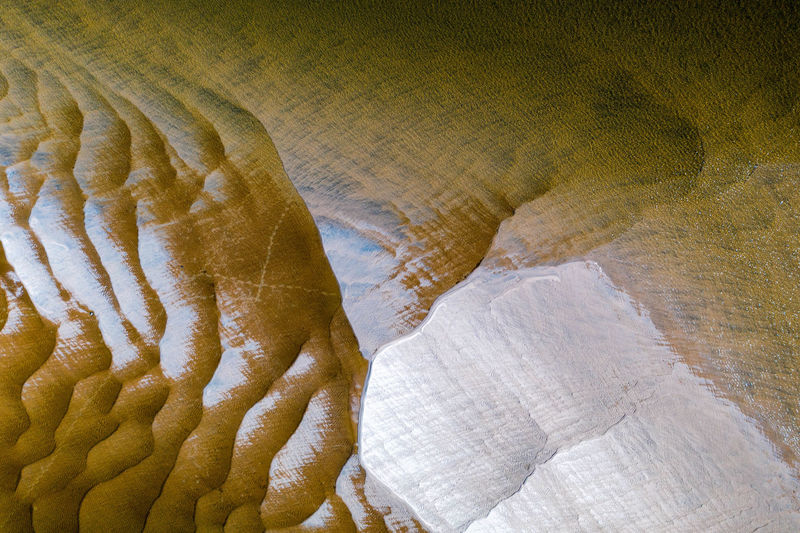 Close-up of rock formation