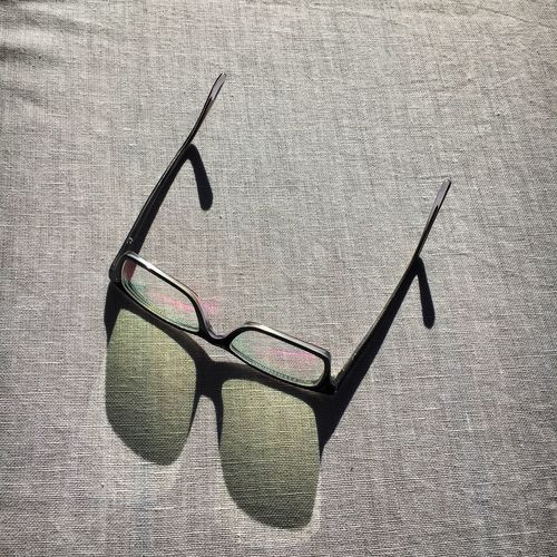 High angle view of sunglasses on table