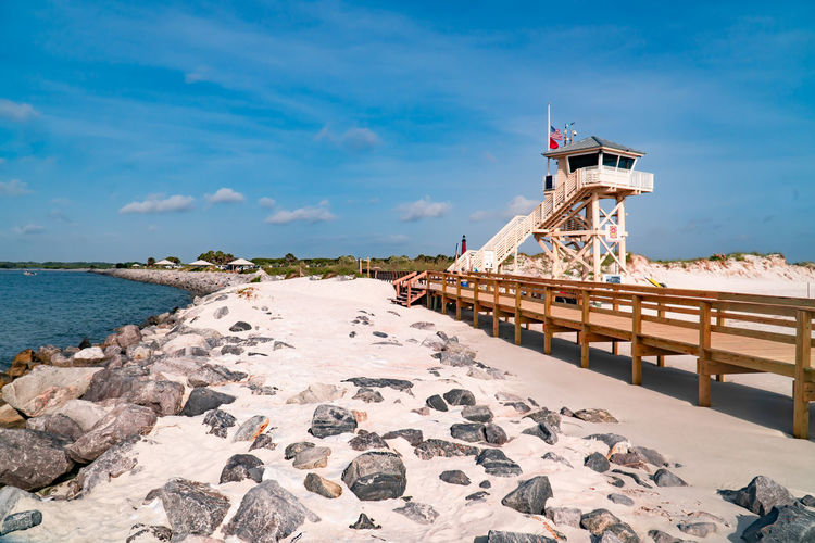 Magnifencent spring morning at ponce point florida off the atlantic ocean