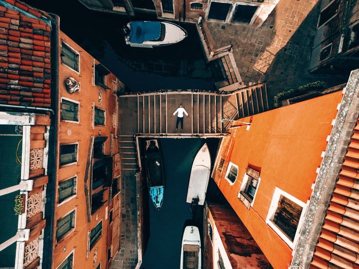 Part of me. Architecture Built Structure Building Exterior Residential Building Day Window No People Outdoors City Venice Lake Bridge Italy Venice View Venice Canals Canal High Angle View First Eyeem Photo