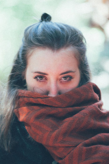 Portrait of young woman