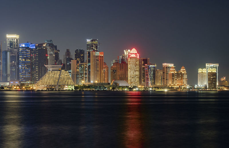 Doha's coastline