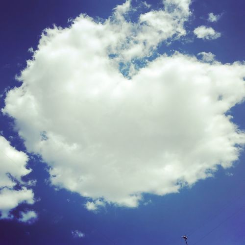 Low angle view of clouds in sky