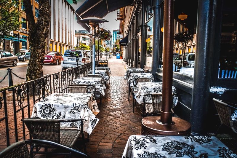 View of empty chairs