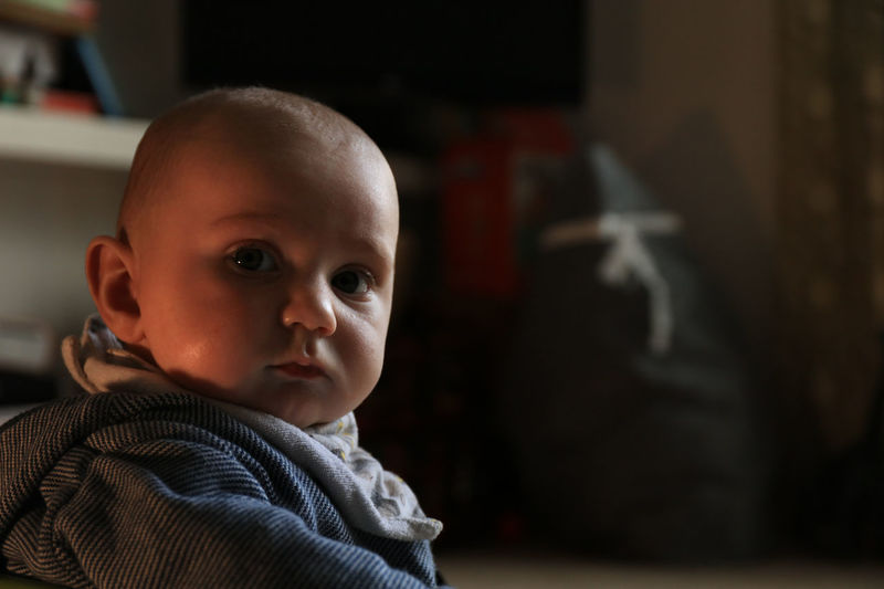 Portrait of cute boy