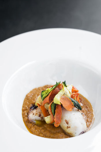 Close-up of food in plate