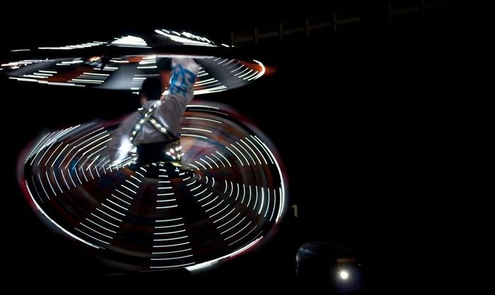 Tanoura dance at traditional show