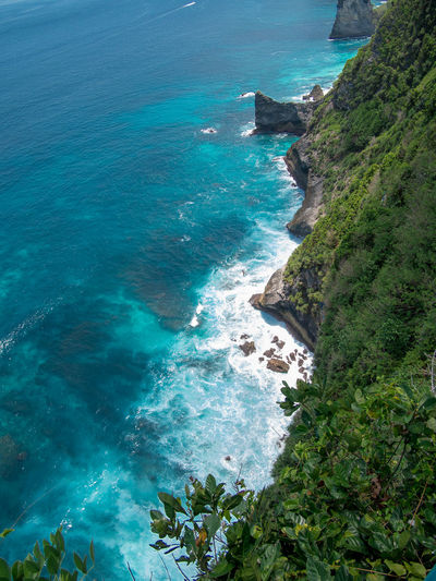 The cliffs of nusa penida