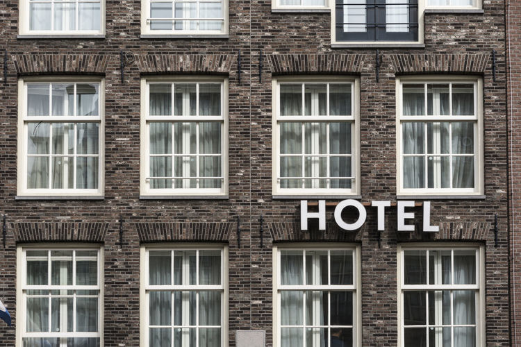 Exterior of hotel building