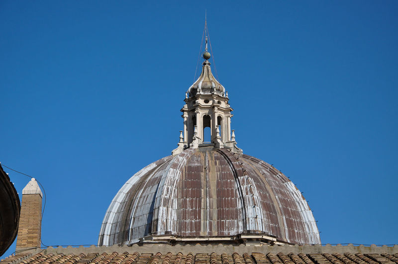 Exterior of the central cupola dome of the saint peter's basilica, vatican city