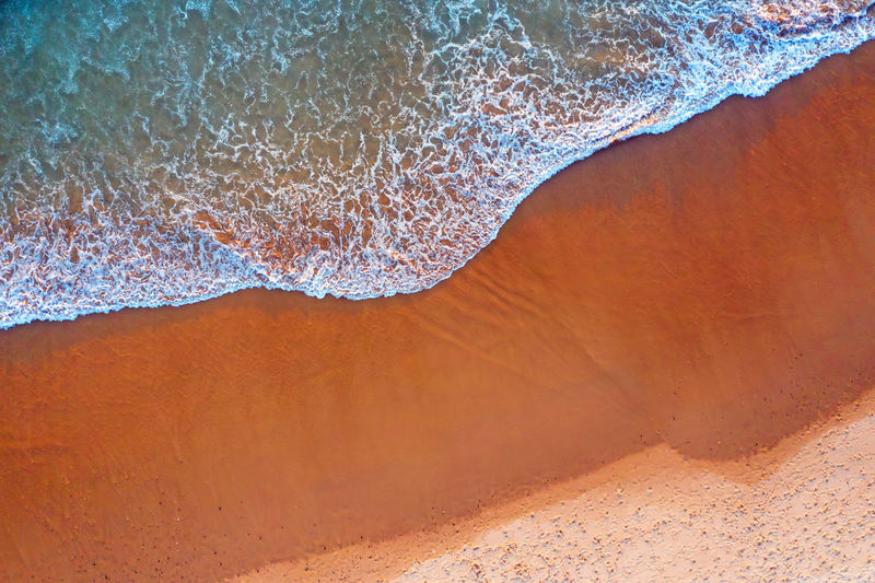 Aerial view of beach