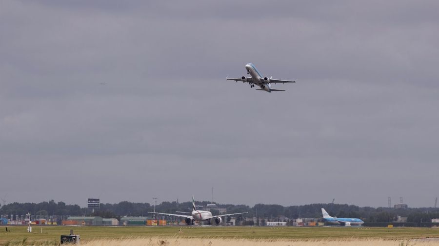 Airplanes at runway