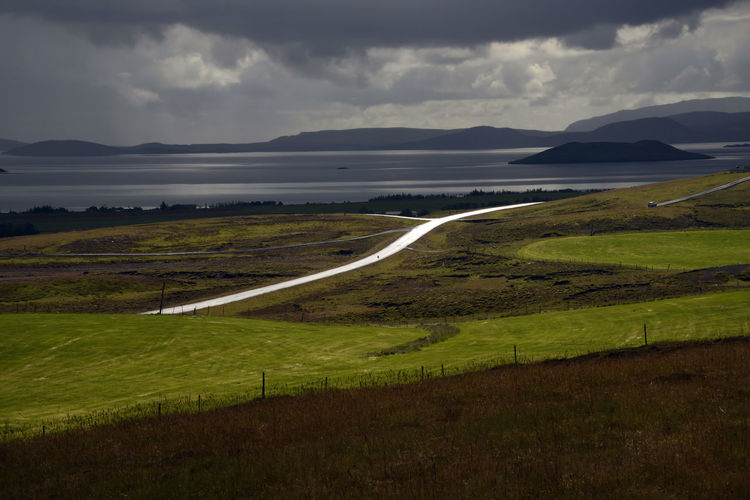 Scenic view of landscape against sky