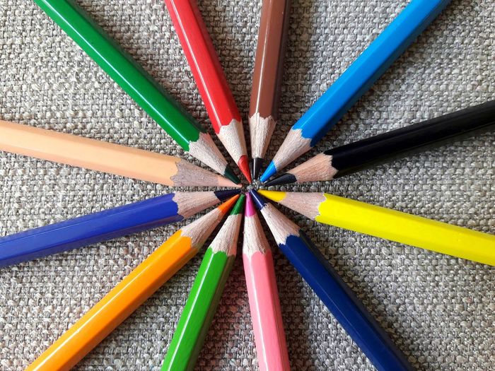 Beautiful coloured pencil