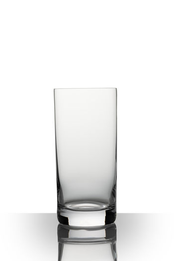 Close-up of glass against white background