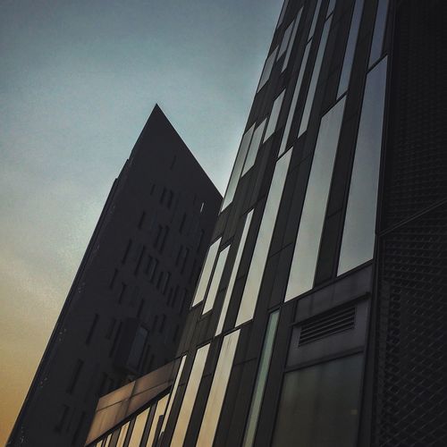 Low angle view of building against sky