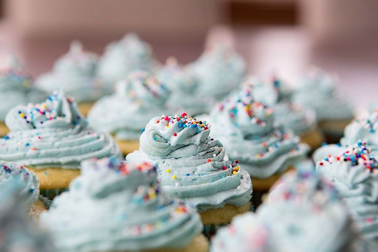 Close-up of cupcakes