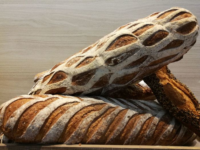 Detail shot of bread