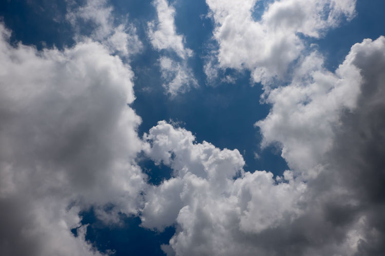 Low angle view of clouds in sky