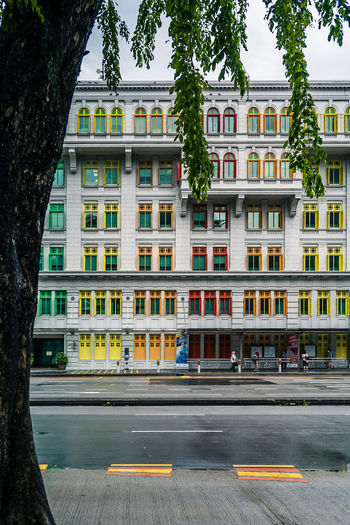 View of city street