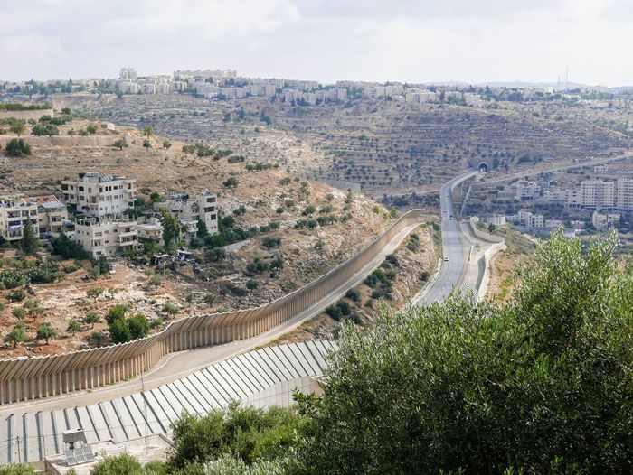 Separation wall near bethlehem