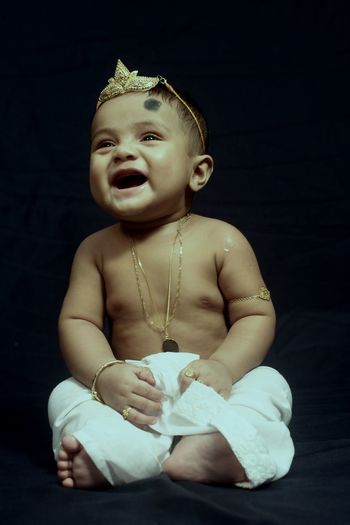 Portrait of a hindu baby