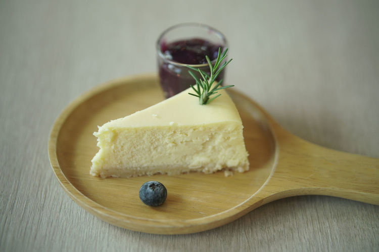 Close-up of food on table