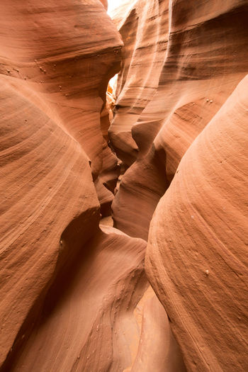 Full frame shot of canyons at desert
