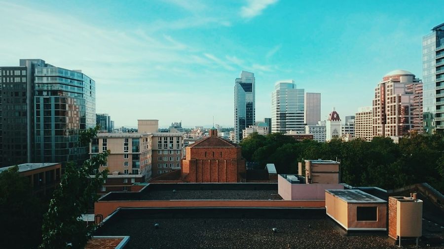 Buildings in city