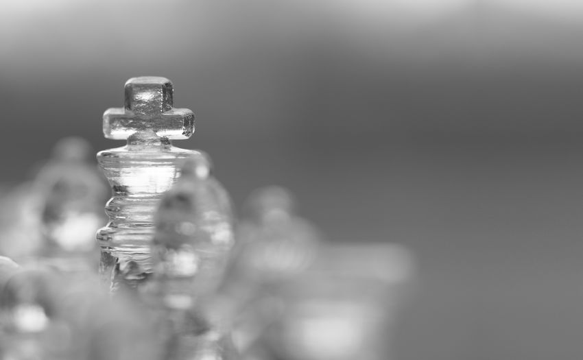 Close-up of glass bottle