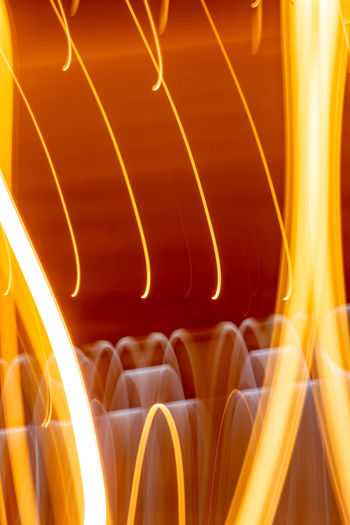 Full frame shot of yellow light trails