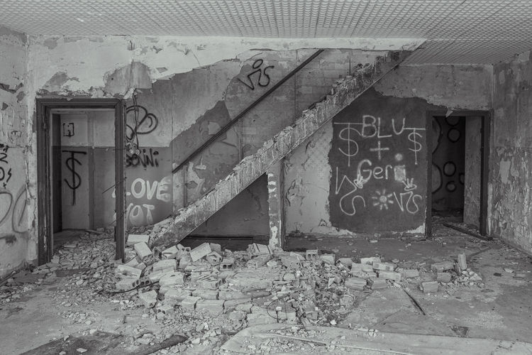 Graffiti on old wall