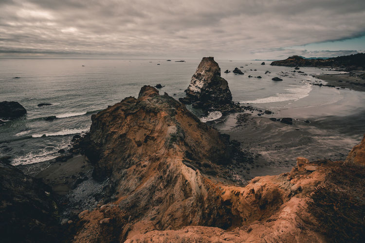 Otter point state park at the oregon coast, united states.