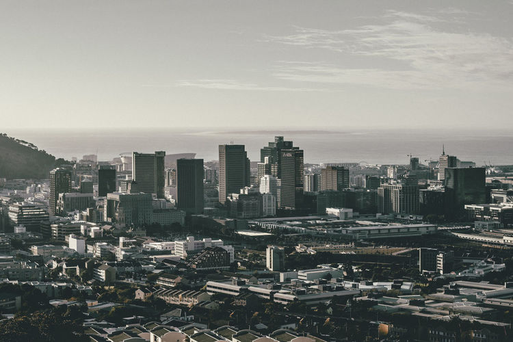 Aerial view of cityscape
