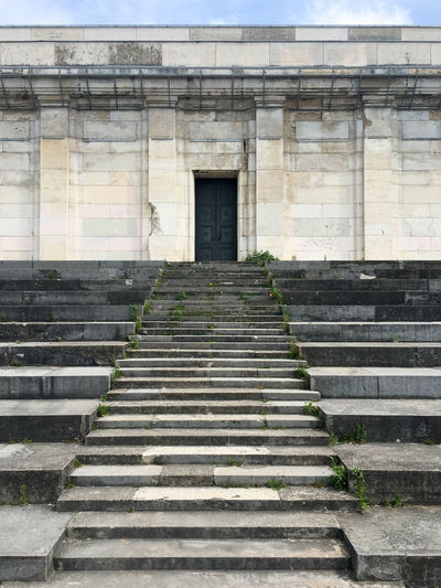 Stairs leading to built structure