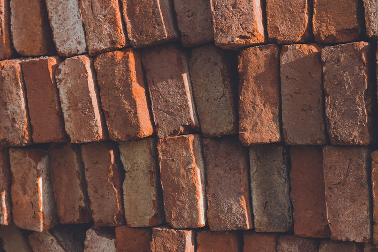 Full frame shot of brick wall