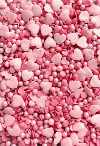 HIGH ANGLE VIEW OF PINK PETALS