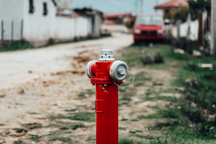 Close-up of fire hydrant