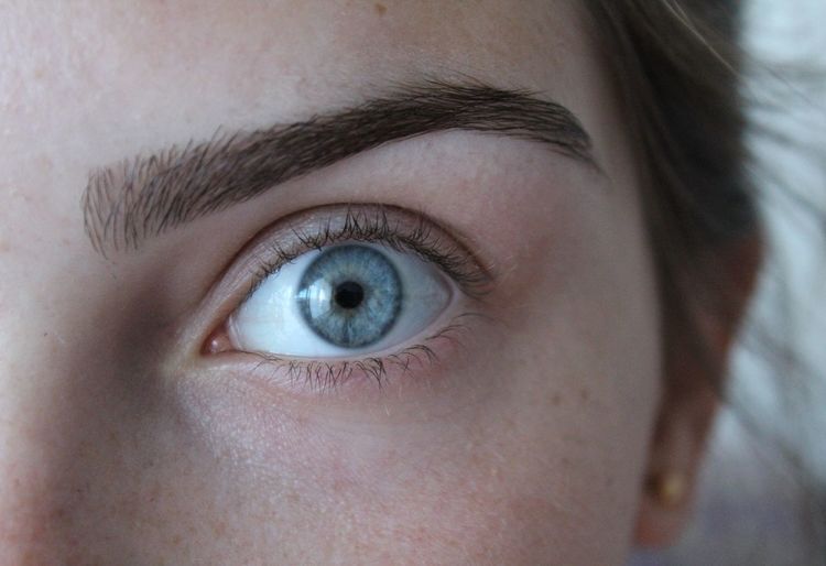 Close-up portrait of human eye