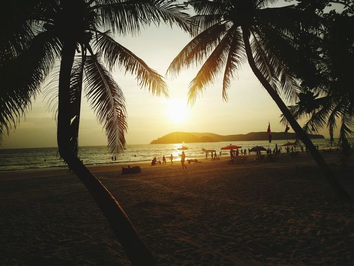 Scenic view of beach