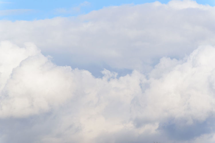 Low angle view of clouds in sky