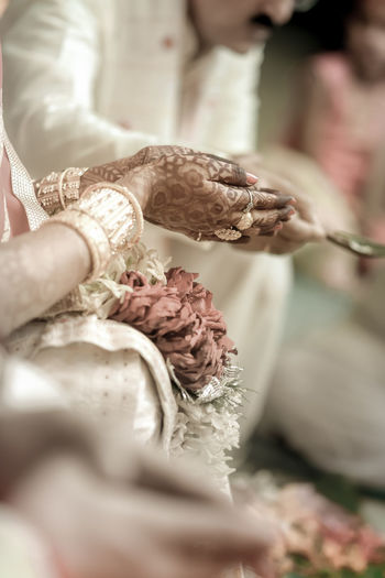 Hindu or indian wedding ceremony rituals and traditions 
